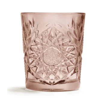 Onis Rose Icon Double Old Fashioned Glass 3.5 Inch - 12oz- Set of 6 pcs