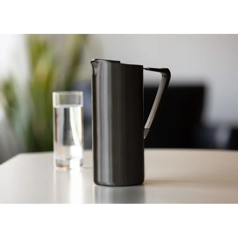Service Ideas Water Pitcher 64 Ounce Brushed Stainless Steel