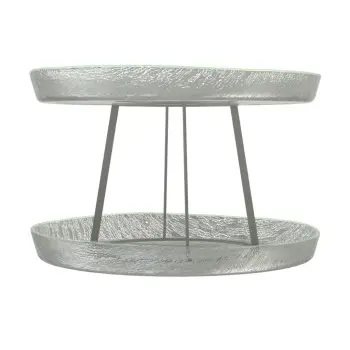 My Glass Studio Seafood Tower, Grey - Dia: 59 cm, H: 38 cm