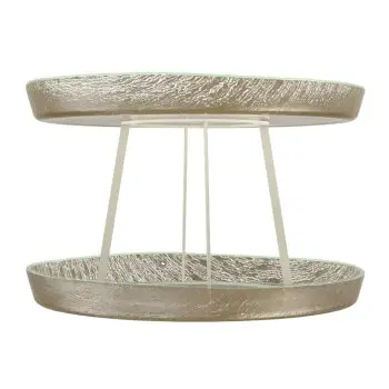 My Glass Studio Seafood Tower, Natural - Dia: 59 cm, H: 38 cm