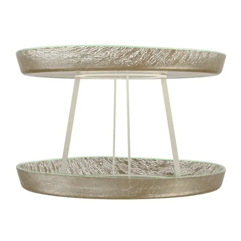 My Glass Studio Seafood Tower, Natural - Dia: 59 cm, H: 38 cm