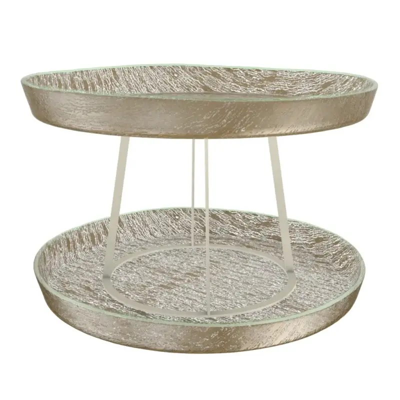 My Glass Studio Seafood Tower, Natural - Dia: 59 cm, H: 38 cm