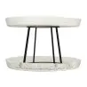 My Glass Studio Seafood Tower, Cream - Dia: 59 cm, H: 38 cm