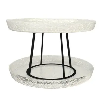 My Glass Studio Seafood Tower, Cream - Dia: 59 cm, H: 38 cm