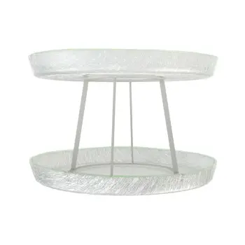 My Glass Studio Seafood Tower, Grey - Dia: 59 cm, H: 38 cm