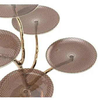 My Glass Studio Wedding Cake Stand, Brown - Dia: 80 cm, H: 69 cm