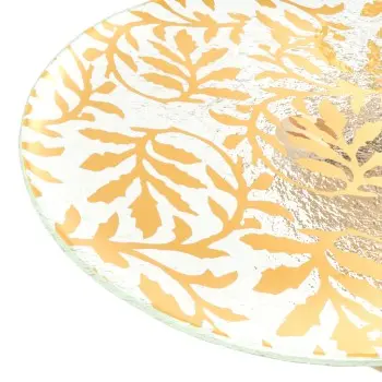 My Glass Studio Tea Stand, Gold - 48.0 x 40.0 x 38.0 cm