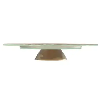My Glass Studio Wedding Cake Stand, Brown - Set of 2 - Dia: 60 cm, H: 11 cm