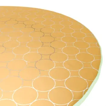 My Glass Studio Wedding Cake Stand, Gold - Set of 2 - Dia: 60 cm, H: 11 cm