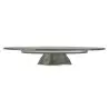 My Glass Studio Wedding Cake Stand, Grey - Set of 2 - Dia: 60 cm, H: 11 cm