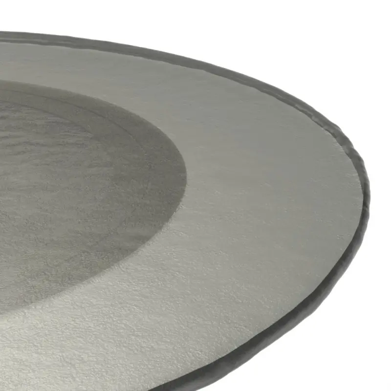 My Glass Studio Wedding Cake Stand, Grey - Set of 2 - Dia: 60 cm, H: 11 cm