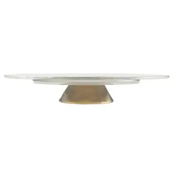 My Glass Studio Wedding Cake Stand, White - Set of 2 - Dia: 60 cm, H: 11 cm