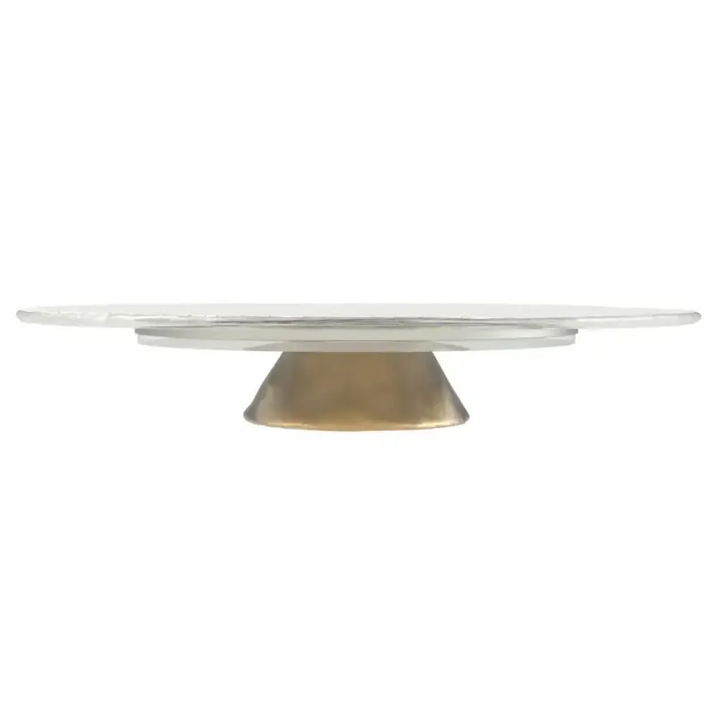 My Glass Studio Wedding Cake Stand, White - Set of 2 - Dia: 60 cm, H: 11 cm My Glass Studio Wedding Cake Stand, White - Set of 2 - Dia: 60 cm, H: 11 cm
