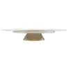 My Glass Studio Wedding Cake Stand, White - Set of 2 - Dia: 60 cm, H: 11 cm
