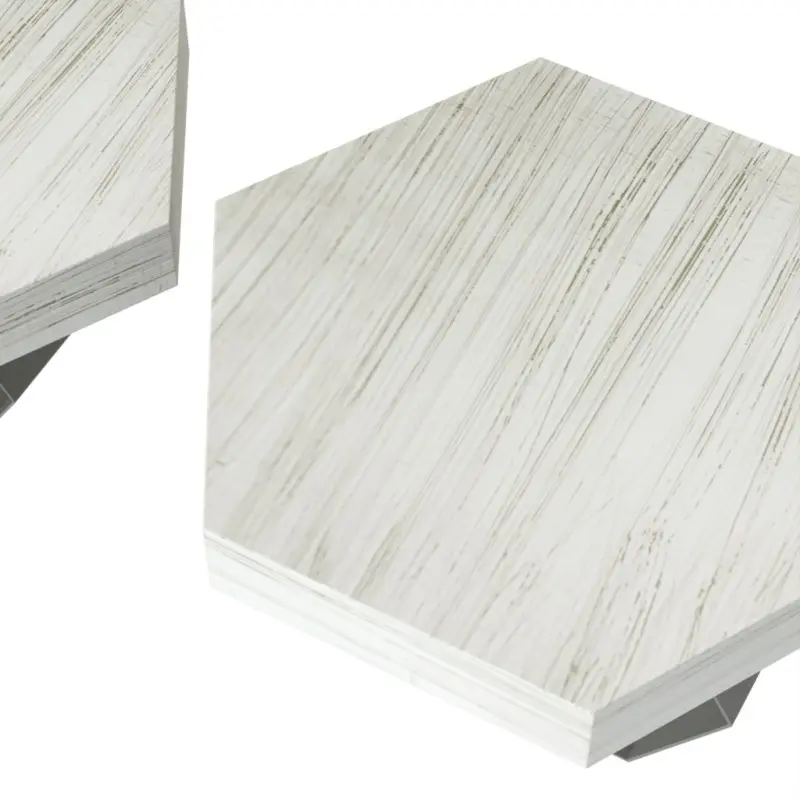 My Glass Studio Food Display Risers, Grey - Set of 2 - 55.0 x 26.0 x 17 cm