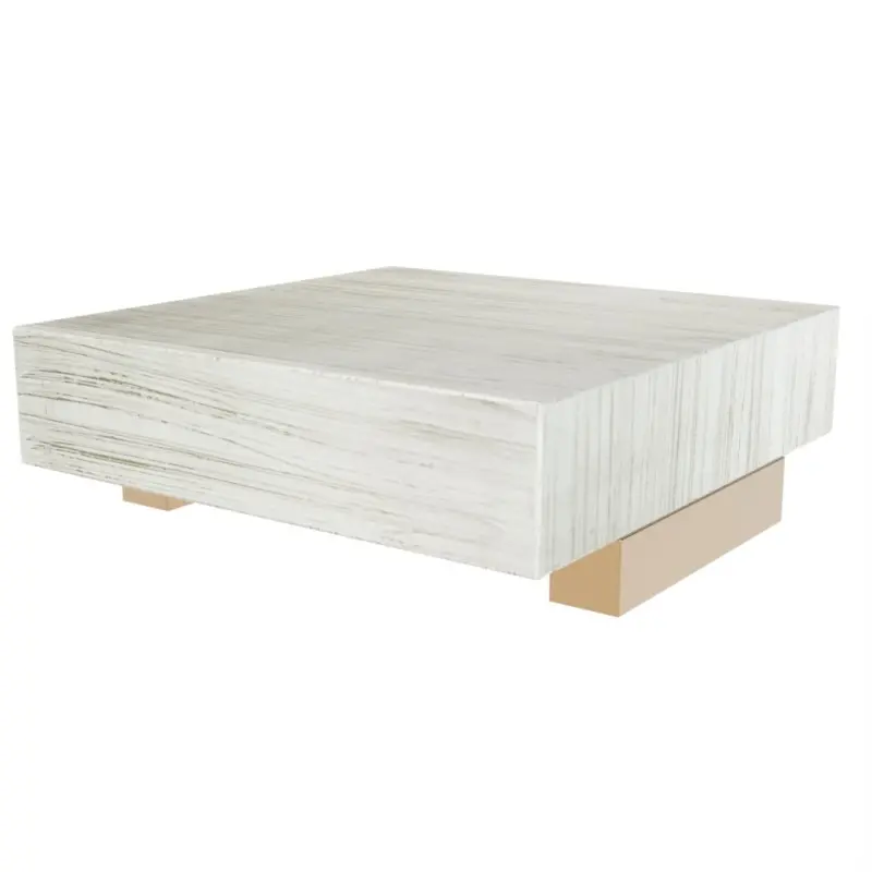 My Glass Studio Wooden Buffet Risers, White - Set of 3 - 17.5 x 17.5 x 6.0 cm