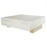 My Glass Studio Wooden Buffet Risers, White - Set of 3 - 17.5 x 17.5 x 6.0 cm