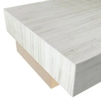 My Glass Studio Wooden Buffet Risers, White - Set of 3 - 17.5 x 17.5 x 6.0 cm