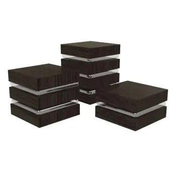 My Glass Studio Food Display Risers, Clear - 53.0 x 17.5 x 21 cm