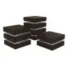 My Glass Studio Food Display Risers, Clear - 53.0 x 17.5 x 21 cm