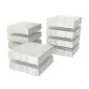My Glass Studio Food Display Risers, Clear - 53.0 x 17.5 x 21 cm