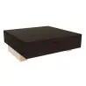 My Glass Studio Food Display Risers, Black - Set of 3 - 17.5 x 17.5 x 6.0 cm