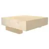 My Glass Studio Sushi Plate, Natural - Set of 3 - 17.5 x 17.5 x 6.0 cm