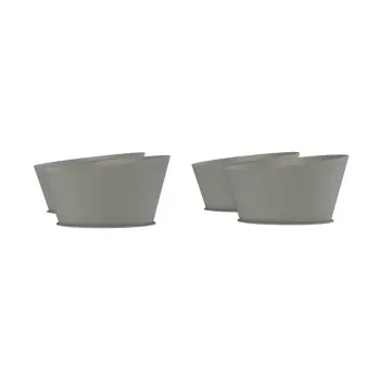 My Glass Studio Food Display Risers, Grey - Set of 2 - Dia: 64 cm, H: 9 cm