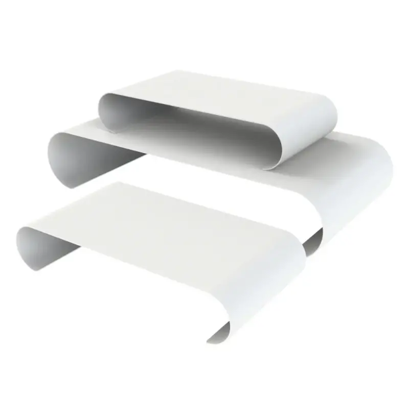 My Glass Studio Food Display Risers, White - Set of 2 - 75.0 x 59.0 x 25 cm