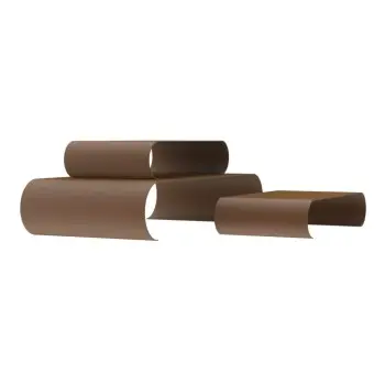My Glass Studio Nesting Risers, Brown - Set of 2 - 75.0 x 59.0 x 25.0 cm