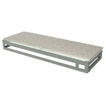 My Glass Studio Serving Platter, Grey - 50.0 x 18.0 x 6 cm