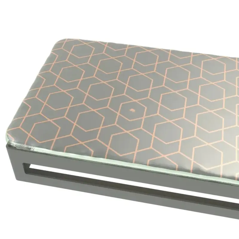 My Glass Studio Serving Platter, Grey - 50.0 x 18.0 x 6 cm