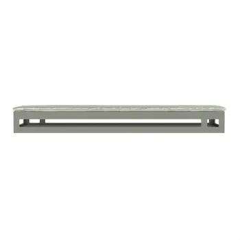 My Glass Studio Serving Platter, Grey - 50.0 x 18.0 x 6 cm