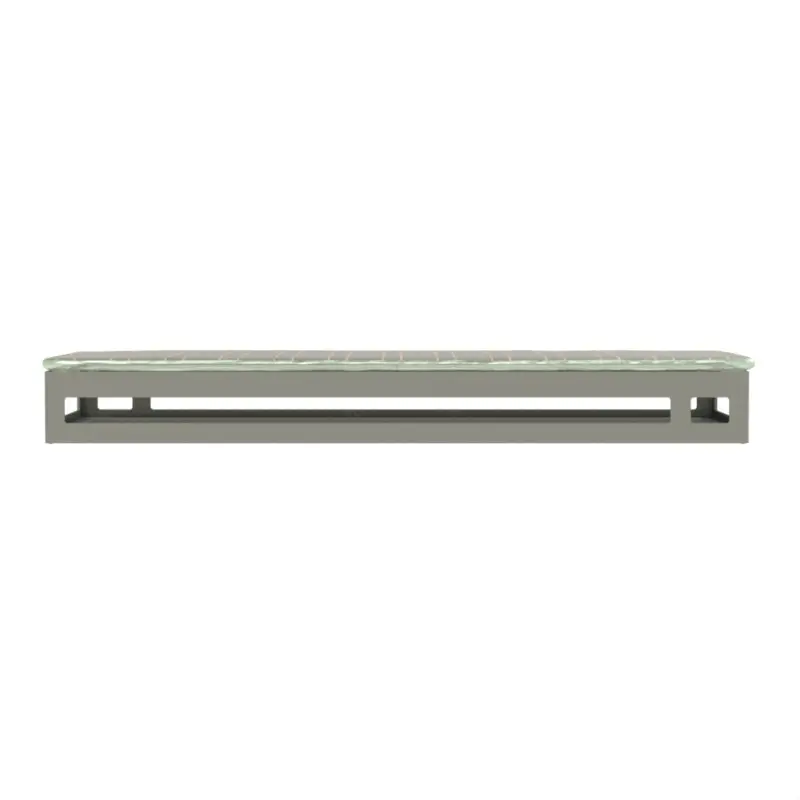 My Glass Studio Serving Platter, Grey - 50.0 x 18.0 x 6 cm