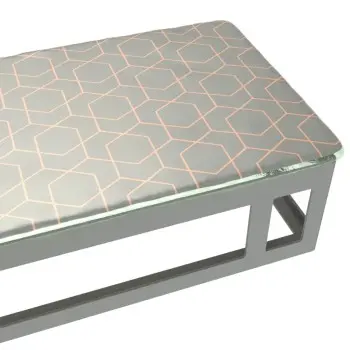 My Glass Studio Serving Platter, Grey - 50.0 x 18.0 x 9 cm
