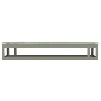 My Glass Studio Serving Platter, Grey - 50.0 x 18.0 x 9 cm