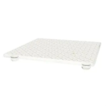 My Glass Studio Footed Board, White - Set of 6 - 22.0 x 22.0 x 2.0 cm