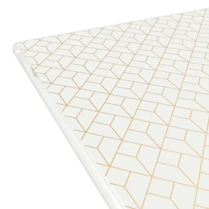 My Glass Studio Footed Board, White - Set of 6 - 22.0 x 22.0 x 2.0 cm