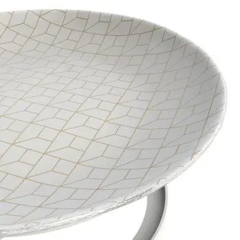 My Glass Studio Tiered Serving Platter, White - 63.0 x 60.0 x 19 cm