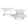 My Glass Studio Tiered Platter, White - Dia: 19 cm, H: 18 cm