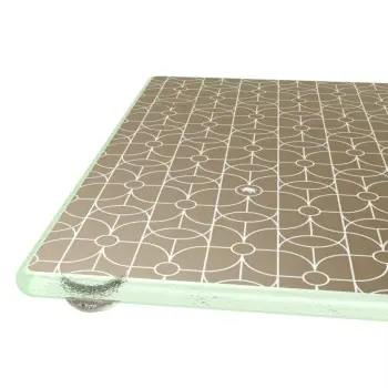 My Glass Studio Footed Board, Natural - Set of 6 - 22.0 x 22.0 x 2.0 cm