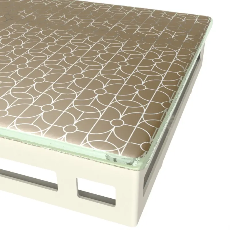 My Glass Studio Tiered Serving Platter, Natural - 27.0 x 27.0 x 6 cm