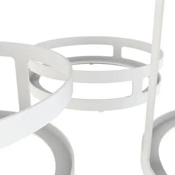 My Glass Studio Food Display Risers, White - Dia: 21 cm, H: 18 cm