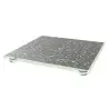 My Glass Studio Footed Board, Grey - Set of 6 - 22.0 x 22.0 x 2.0 cm