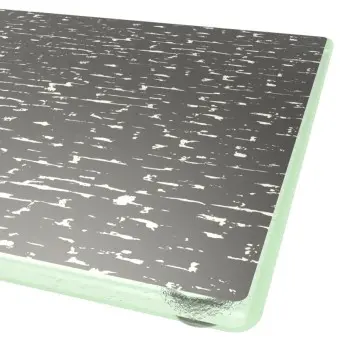My Glass Studio Footed Board, Grey - Set of 6 - 22.0 x 22.0 x 2.0 cm