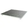 My Glass Studio Serving Platter, Grey - Set of 8 - 27.2 x 27.2 x 2.2 cm