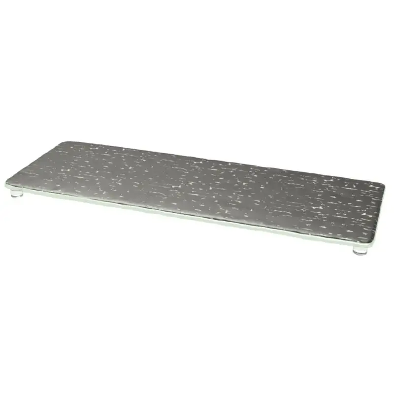 My Glass Studio Footed Board, Grey - Set of 3 - 50.0 x 18.0 x 2 cm