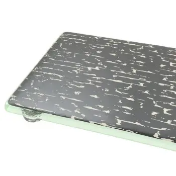 My Glass Studio Serving Platter, Grey - Set of 3 - 35.5 x 13.0 x 2 cm