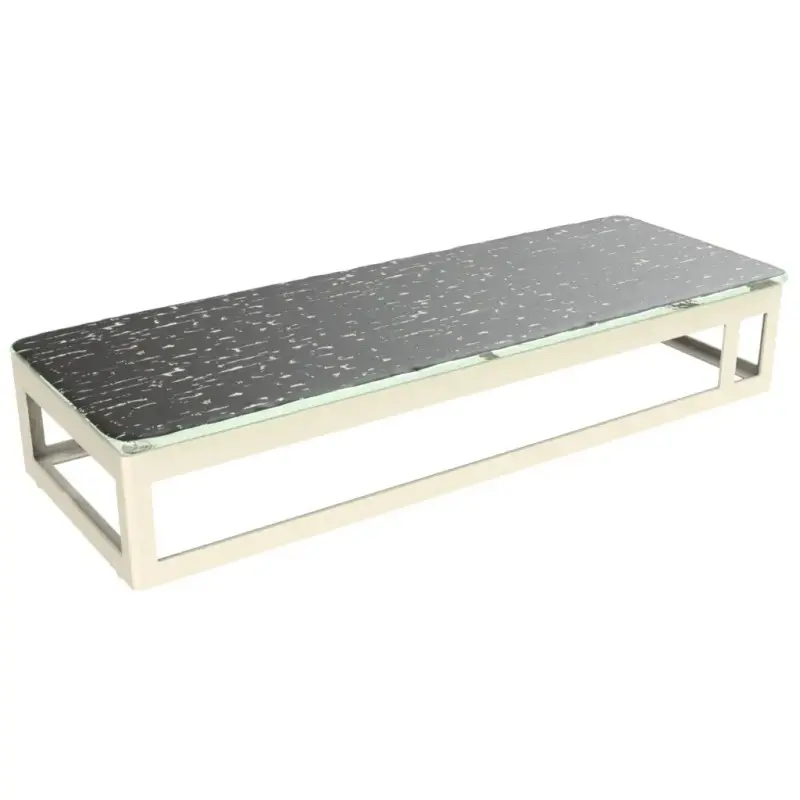 My Glass Studio Serving Platter, Grey - 50.0 x 18.0 x 9 cm