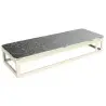 My Glass Studio Serving Platter, Grey - 50.0 x 18.0 x 9 cm